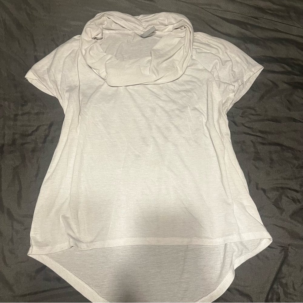 White Flowy Shirt Blouse